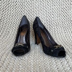 Black Coach Heels!